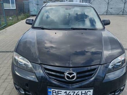Черный Мазда 3, объемом двигателя 2 л и пробегом 187 тыс. км за 5300 $, фото 1 на Automoto.ua