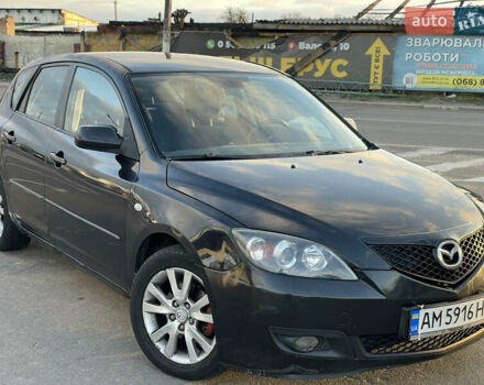 Черный Мазда 3, объемом двигателя 1.6 л и пробегом 360 тыс. км за 4600 $, фото 1 на Automoto.ua