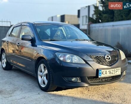 Черный Мазда 3, объемом двигателя 1.6 л и пробегом 215 тыс. км за 5300 $, фото 1 на Automoto.ua