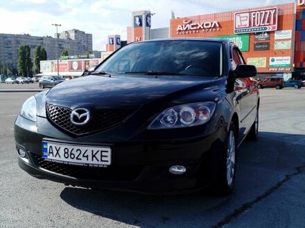 Черный Мазда 3, объемом двигателя 1.6 л и пробегом 206 тыс. км за 5200 $, фото 1 на Automoto.ua