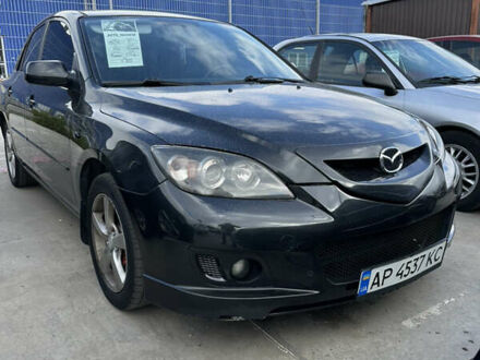 Черный Мазда 3, объемом двигателя 1.6 л и пробегом 256 тыс. км за 4800 $, фото 1 на Automoto.ua