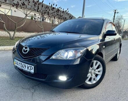 Черный Мазда 3, объемом двигателя 1.6 л и пробегом 171 тыс. км за 7300 $, фото 1 на Automoto.ua