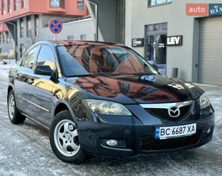 Черный Мазда 3, объемом двигателя 1.6 л и пробегом 210 тыс. км за 3950 $, фото 1 на Automoto.ua