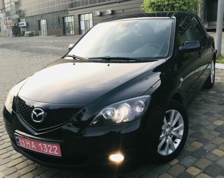 Черный Мазда 3, объемом двигателя 1.6 л и пробегом 237 тыс. км за 6300 $, фото 1 на Automoto.ua