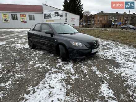 Чорний Мазда 3, об'ємом двигуна 1.6 л та пробігом 201 тис. км за 4500 $, фото 1 на Automoto.ua