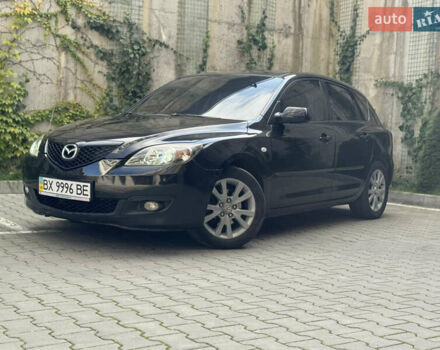 Черный Мазда 3, объемом двигателя 1.6 л и пробегом 225 тыс. км за 5700 $, фото 1 на Automoto.ua