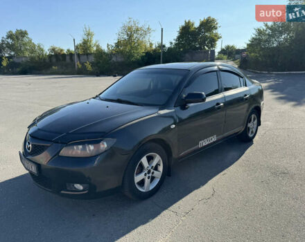 Черный Мазда 3, объемом двигателя 2 л и пробегом 150 тыс. км за 5999 $, фото 1 на Automoto.ua