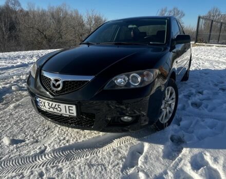 Черный Мазда 3, объемом двигателя 1.6 л и пробегом 200 тыс. км за 5500 $, фото 1 на Automoto.ua