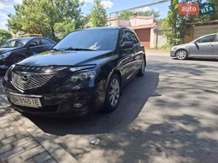 Черный Мазда 3, объемом двигателя 1.6 л и пробегом 199 тыс. км за 5700 $, фото 1 на Automoto.ua