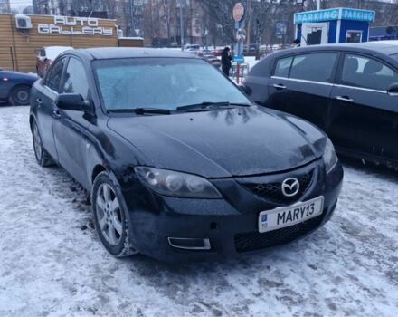 Черный Мазда 3, объемом двигателя 1.6 л и пробегом 336 тыс. км за 3900 $, фото 1 на Automoto.ua