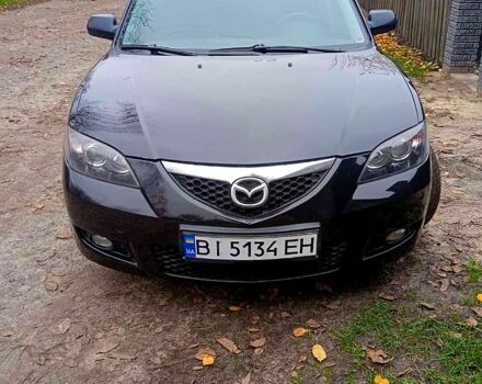 Черный Мазда 3, объемом двигателя 2 л и пробегом 240 тыс. км за 5600 $, фото 1 на Automoto.ua