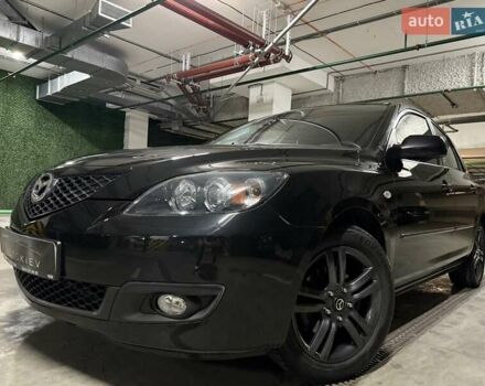 Черный Мазда 3, объемом двигателя 1.6 л и пробегом 135 тыс. км за 8500 $, фото 1 на Automoto.ua