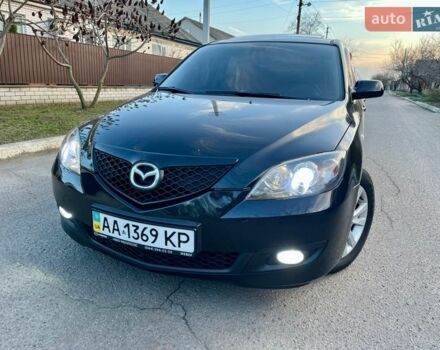 Черный Мазда 3, объемом двигателя 1.6 л и пробегом 170 тыс. км за 6950 $, фото 1 на Automoto.ua