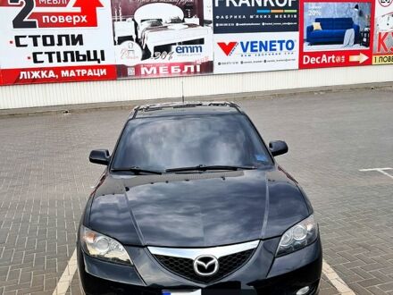 Черный Мазда 3, объемом двигателя 2 л и пробегом 230 тыс. км за 4900 $, фото 1 на Automoto.ua