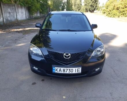 Черный Мазда 3, объемом двигателя 1.6 л и пробегом 237 тыс. км за 6200 $, фото 1 на Automoto.ua