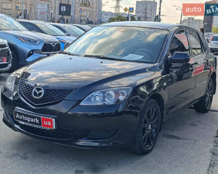 Черный Мазда 3, объемом двигателя 1.6 л и пробегом 187 тыс. км за 4990 $, фото 1 на Automoto.ua