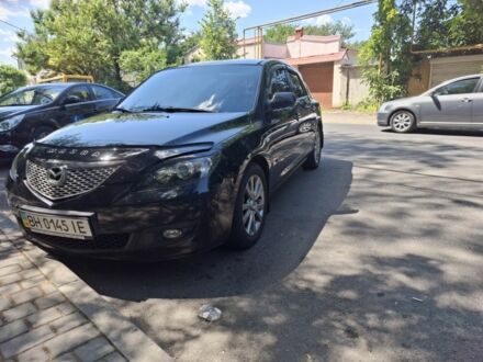 Черный Мазда 3, объемом двигателя 1.6 л и пробегом 200 тыс. км за 5700 $, фото 1 на Automoto.ua