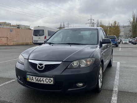 Черный Мазда 3, объемом двигателя 1.6 л и пробегом 188 тыс. км за 6800 $, фото 1 на Automoto.ua