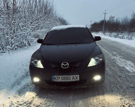 Черный Мазда 3, объемом двигателя 1.6 л и пробегом 136 тыс. км за 5500 $, фото 1 на Automoto.ua