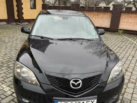 Черный Мазда 3, объемом двигателя 1.6 л и пробегом 217 тыс. км за 5800 $, фото 1 на Automoto.ua