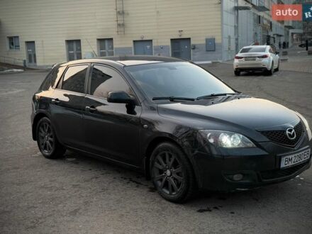 Черный Мазда 3, объемом двигателя 1.6 л и пробегом 238 тыс. км за 5000 $, фото 1 на Automoto.ua