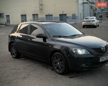Черный Мазда 3, объемом двигателя 1.6 л и пробегом 238 тыс. км за 5000 $, фото 1 на Automoto.ua