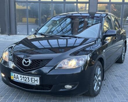 Черный Мазда 3, объемом двигателя 1.6 л и пробегом 220 тыс. км за 5200 $, фото 1 на Automoto.ua