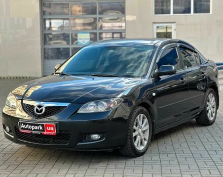 Черный Мазда 3, объемом двигателя 1.6 л и пробегом 232 тыс. км за 6740 $, фото 1 на Automoto.ua