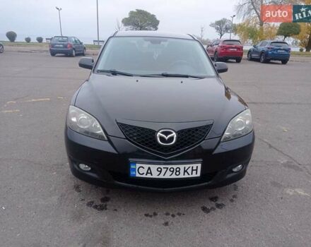 Черный Мазда 3, объемом двигателя 1.6 л и пробегом 165 тыс. км за 6100 $, фото 1 на Automoto.ua