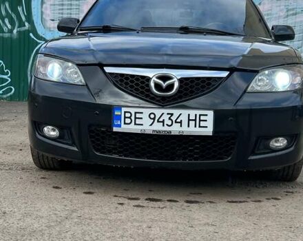 Черный Мазда 3, объемом двигателя 1.6 л и пробегом 268 тыс. км за 5400 $, фото 1 на Automoto.ua