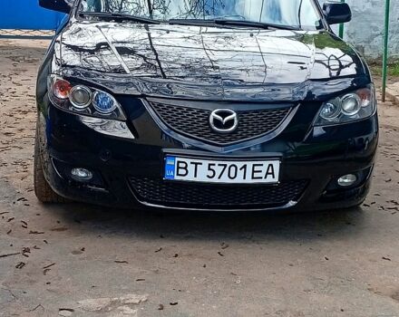 Черный Мазда 3, объемом двигателя 1.6 л и пробегом 230 тыс. км за 4750 $, фото 1 на Automoto.ua