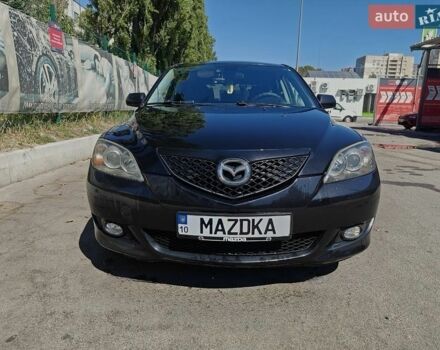 Черный Мазда 3, объемом двигателя 1.6 л и пробегом 250 тыс. км за 6222 $, фото 1 на Automoto.ua