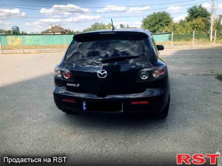 Черный Мазда 3, объемом двигателя 1.6 л и пробегом 191 тыс. км за 6500 $, фото 1 на Automoto.ua