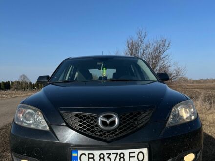 Черный Мазда 3, объемом двигателя 1.6 л и пробегом 213 тыс. км за 4500 $, фото 1 на Automoto.ua