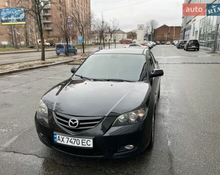 Черный Мазда 3, объемом двигателя 1.6 л и пробегом 122 тыс. км за 6500 $, фото 1 на Automoto.ua