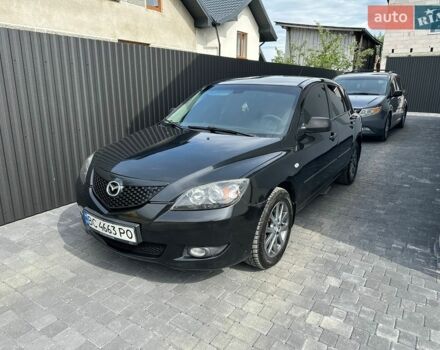Черный Мазда 3, объемом двигателя 1.6 л и пробегом 200 тыс. км за 4500 $, фото 1 на Automoto.ua