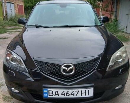 Черный Мазда 3, объемом двигателя 1.6 л и пробегом 210 тыс. км за 6000 $, фото 1 на Automoto.ua