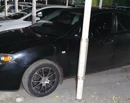 Черный Мазда 3, объемом двигателя 1.6 л и пробегом 222 тыс. км за 5450 $, фото 1 на Automoto.ua