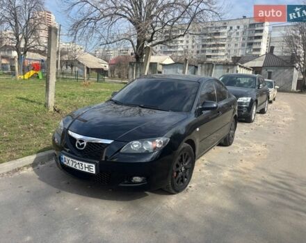 Черный Мазда 3, объемом двигателя 1.6 л и пробегом 146 тыс. км за 6750 $, фото 1 на Automoto.ua