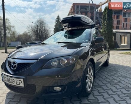 Черный Мазда 3, объемом двигателя 2 л и пробегом 240 тыс. км за 5950 $, фото 1 на Automoto.ua