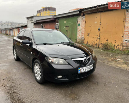 Черный Мазда 3, объемом двигателя 1.6 л и пробегом 200 тыс. км за 5300 $, фото 1 на Automoto.ua