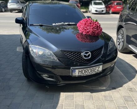 Черный Мазда 3, объемом двигателя 1.6 л и пробегом 345 тыс. км за 5650 $, фото 1 на Automoto.ua
