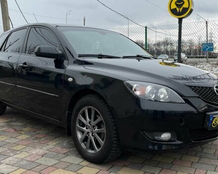 Черный Мазда 3, объемом двигателя 1.6 л и пробегом 265 тыс. км за 5800 $, фото 1 на Automoto.ua