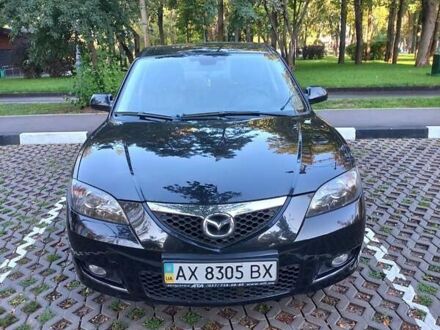 Черный Мазда 3, объемом двигателя 1.6 л и пробегом 121 тыс. км за 6000 $, фото 1 на Automoto.ua