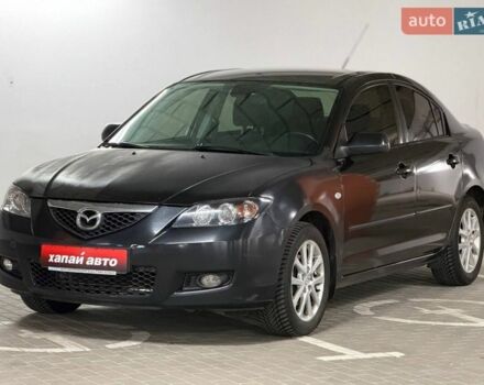 Черный Мазда 3, объемом двигателя 1.6 л и пробегом 233 тыс. км за 5700 $, фото 1 на Automoto.ua