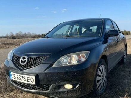 Черный Мазда 3, объемом двигателя 1.6 л и пробегом 213 тыс. км за 4500 $, фото 1 на Automoto.ua