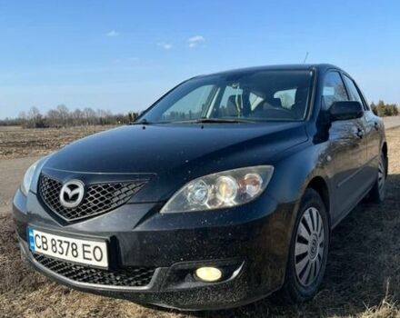 Черный Мазда 3, объемом двигателя 1.6 л и пробегом 213 тыс. км за 4500 $, фото 1 на Automoto.ua
