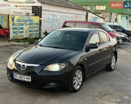 Черный Мазда 3, объемом двигателя 1.6 л и пробегом 155 тыс. км за 5999 $, фото 1 на Automoto.ua