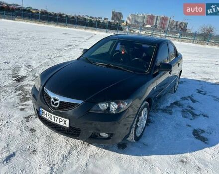 Черный Мазда 3, объемом двигателя 1.6 л и пробегом 188 тыс. км за 5800 $, фото 1 на Automoto.ua