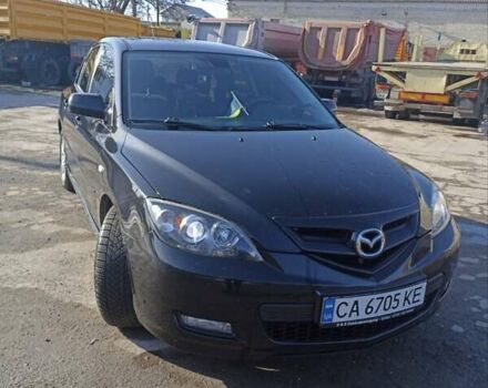 Черный Мазда 3, объемом двигателя 2 л и пробегом 160 тыс. км за 5800 $, фото 1 на Automoto.ua
